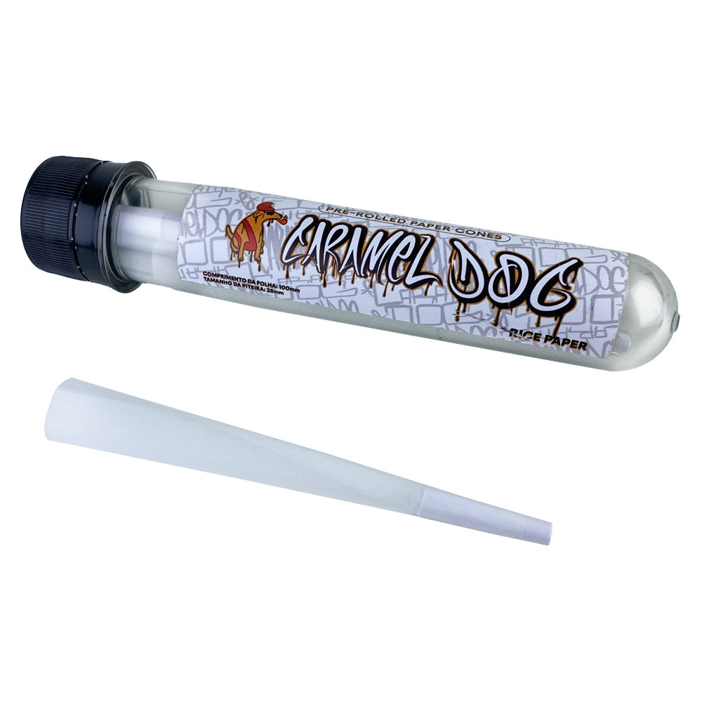 Seda Pré-enrolada - Caramel Dog - Branca