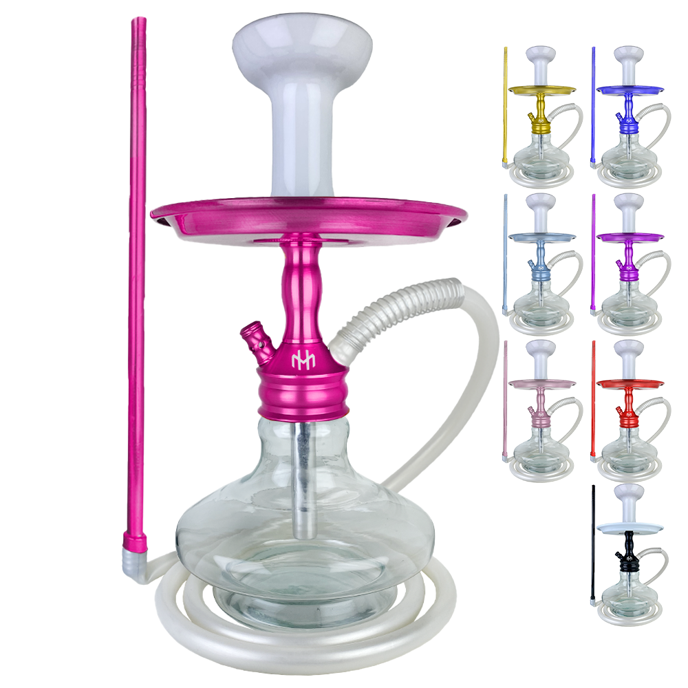 Narguile Completo Monster Hookah + Mang anti completa + Aladin transparente - Branco