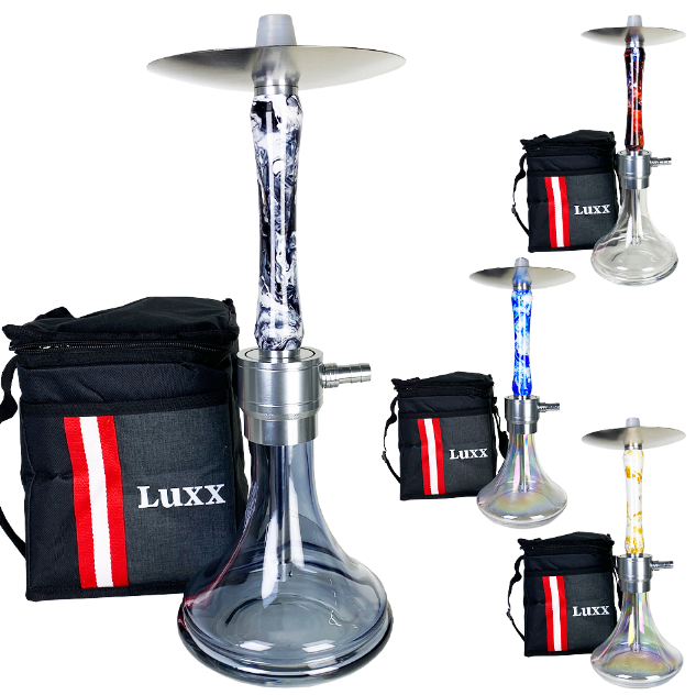 NARGUILE COMPLETO LUXX COM BOLSA - SILVER 