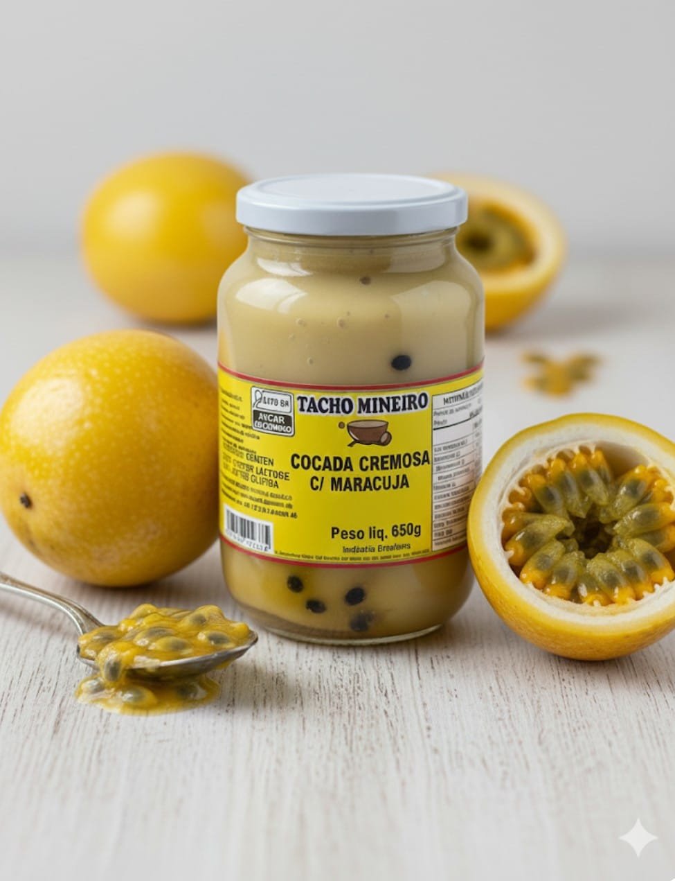 COCADA CREMOSA COM MARACUJÁ 650G