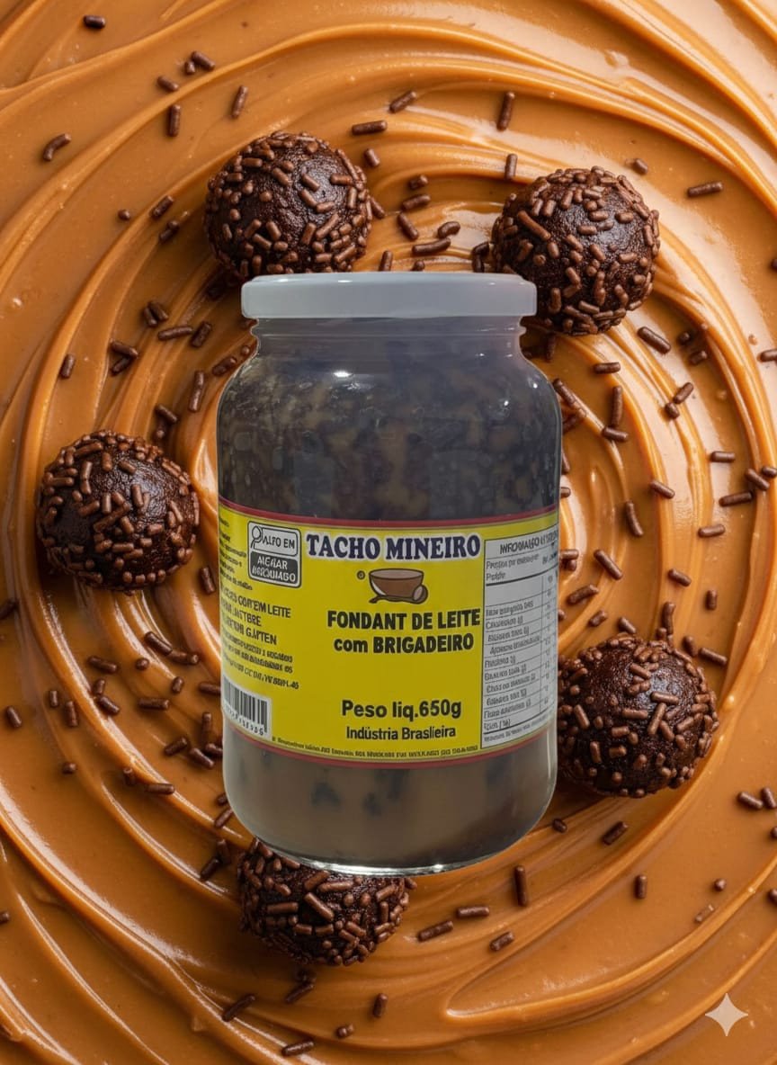 FONDANT LEITE COM BRIGADEIRO 650G