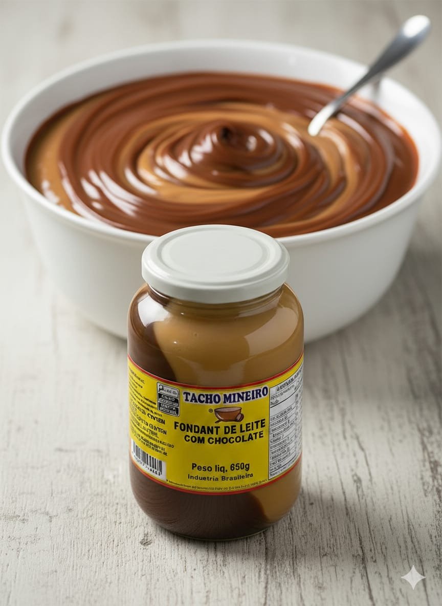 FONDANT LEITE COM CHOCOLATE 650G