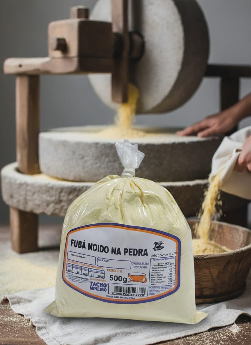 FUBÁ MOIDO NA PEDRA 500G