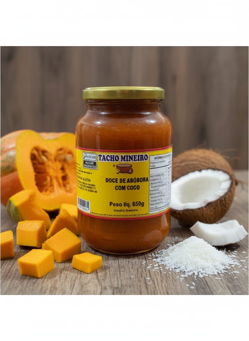 DOCE DE ABOBORA COCO 650G