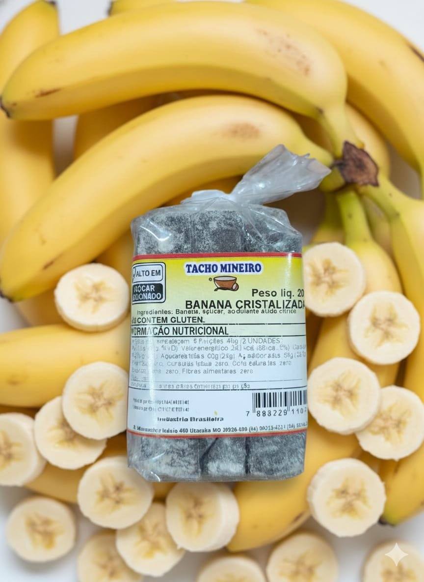 BANANINHA CRISTALIZADA 200G