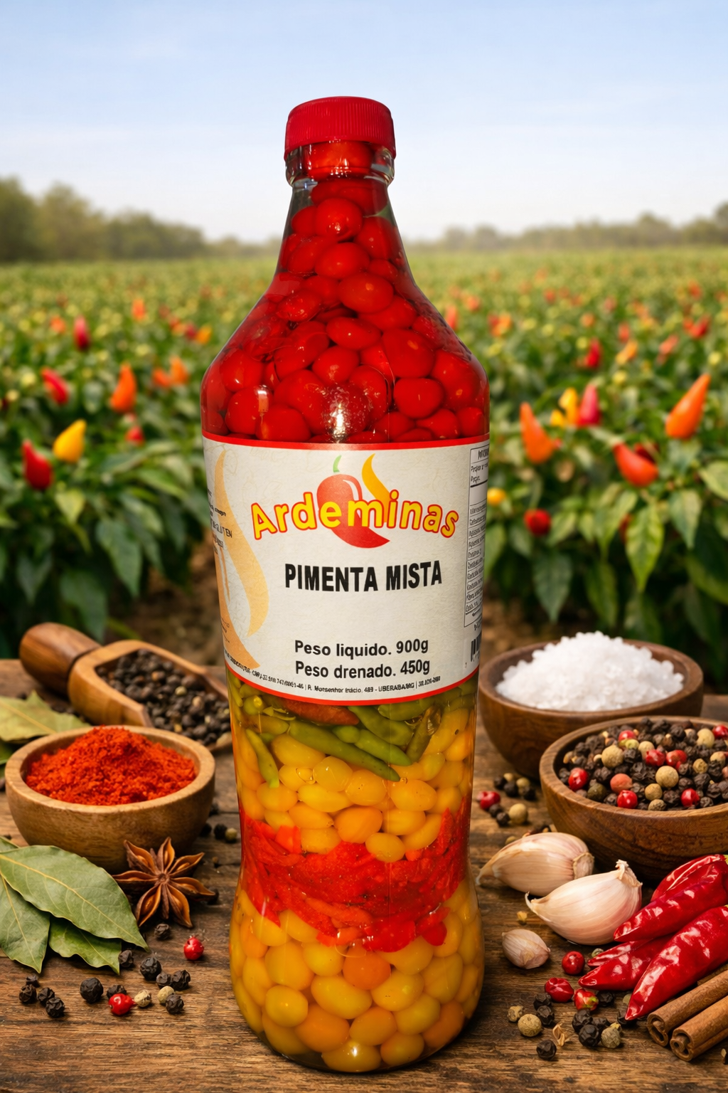 PIMENTA MISTA LITRO 450G