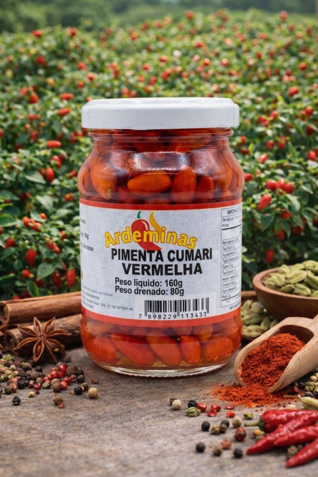PIMENTA CUMARI VERMELHA 80G