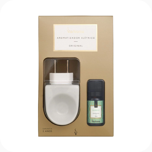 Kit Aromatizador Porcelana + Essência Bamboo 