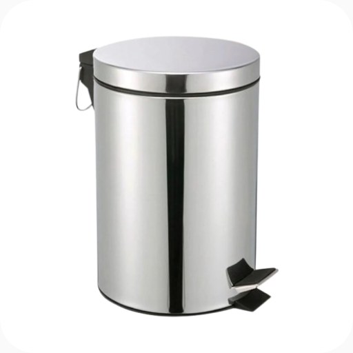 Lixeira Inox C/ Pedal 