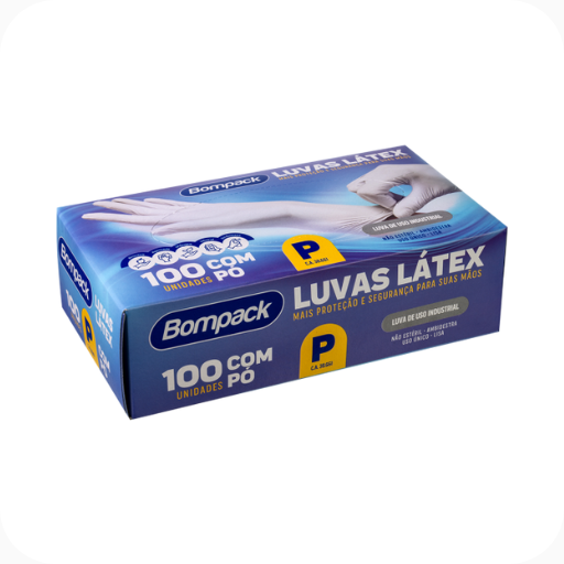 Luva Látex C/ Pó P 