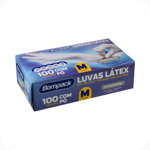 Luva Látex C/ Pó M 