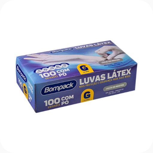 Luva Látex C/ Pó G 