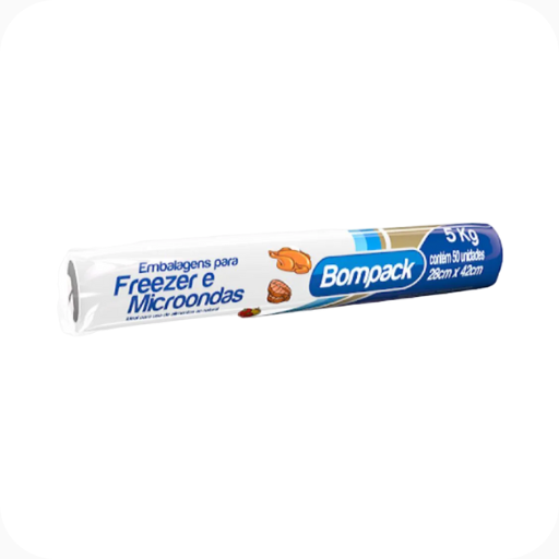 Saco Plástico P/ Freezer Bompack 