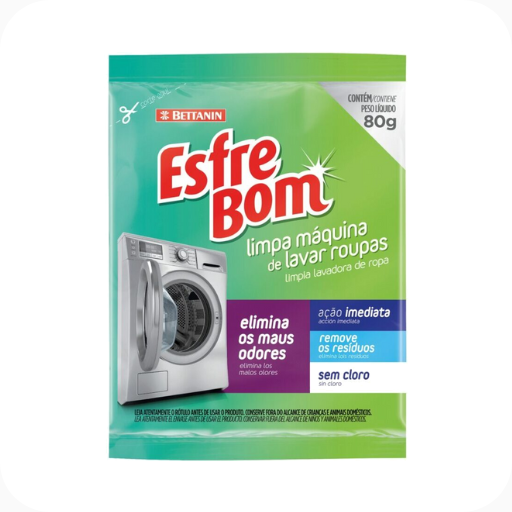 Limpa Máquina de Lavar Roupas 