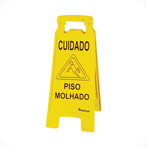 Placa Sinalizadora Piso Molhado 