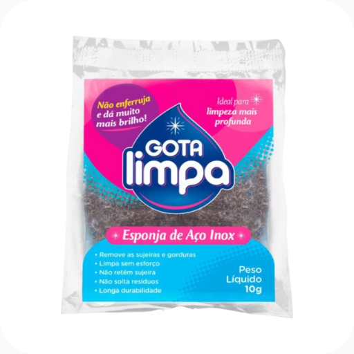Esfregão de Aço Inox 