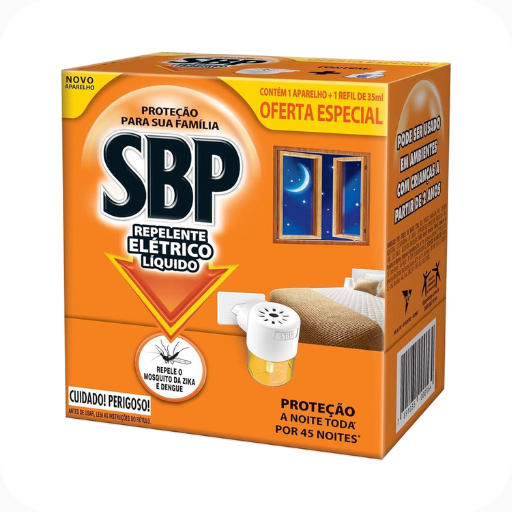 Inseticida SBP Aparelho + Refil 