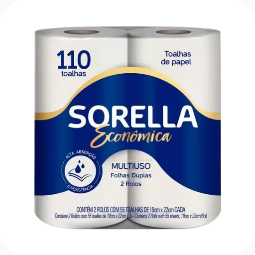 Papel Toalha Cozinha Sorella 