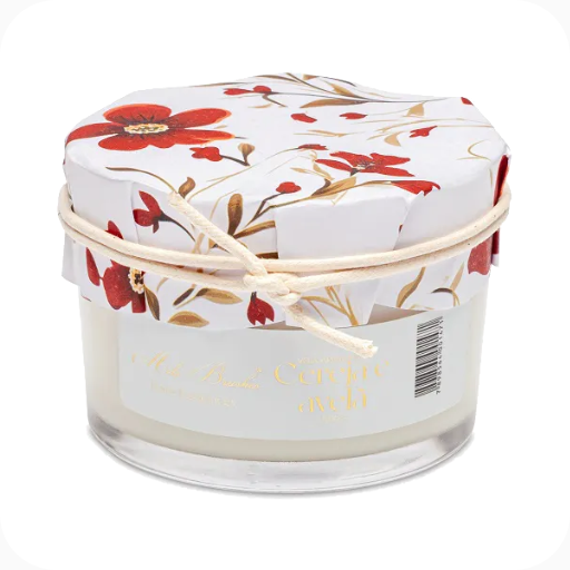 Vela Aromática Cereja e Avelã Flor 