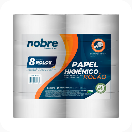 Papel Higiênico Rolão Nobre 300m 