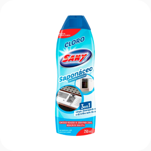 Saponáceo Cremoso C/ Cloro 