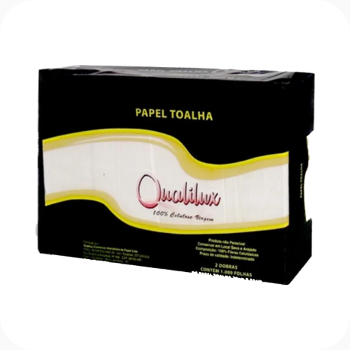 Papel Toalha Int. 100% Celulose Qualilux