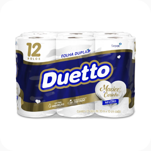 Papel Higiênico 12 Rolos 