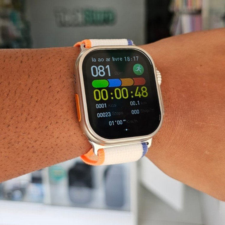 🔥 Smartwatch Howear HW Ultra 2 49mm + 7 pulseiras - QUEIMA DE ESTOQUE 🔥