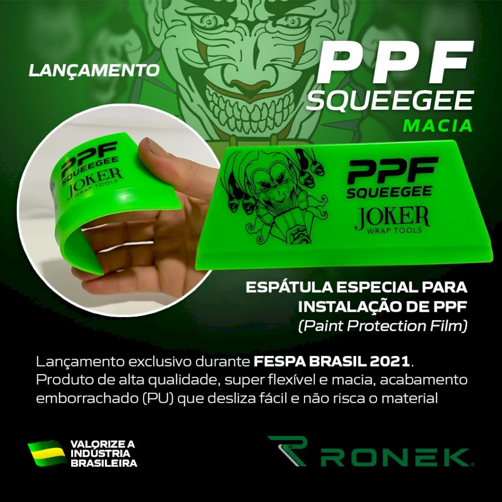 Espátula PPF verde/pink