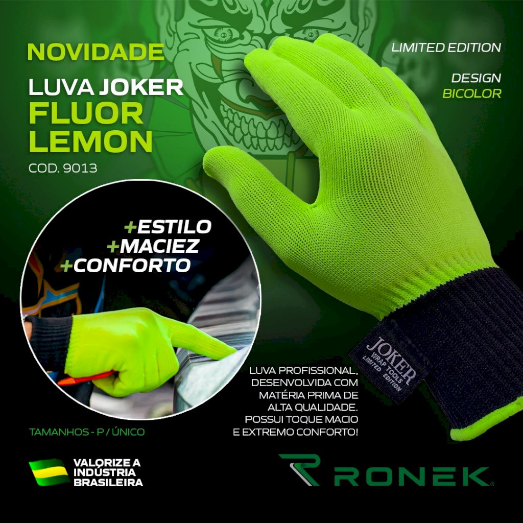 Luva Joker Fluor (par)