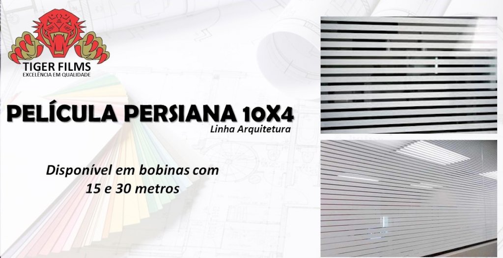 Película Persiana 10x4 - 1.52 x 7.5mts