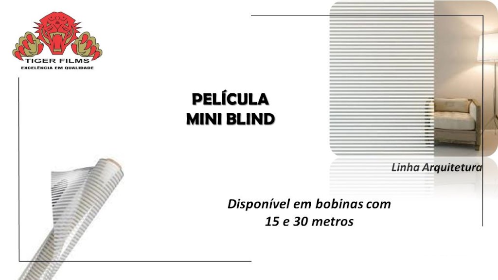 Película Mini Blind - 1.52 x 7.5mts