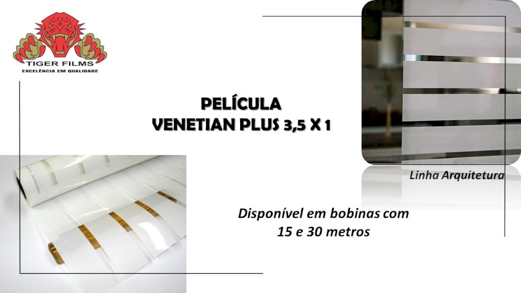 Película Venetian Plus 3,5 x 1 - 1.52 x 7.5mts