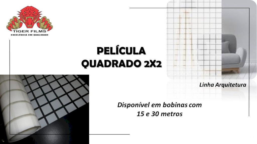 Película Quadrada - 1.52 x 7.5mts