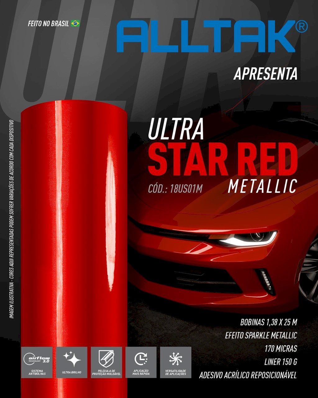 Ultra Star Red Metalic