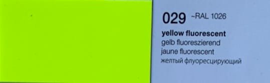 Oracal 029 Yellow Fluor 1.26 larg.