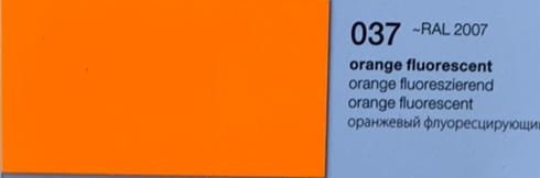 Oracal 037 Orange Fluor 1.26 larg.