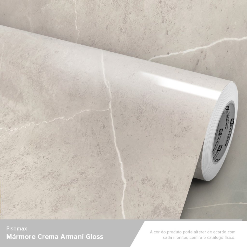 Pisomax Mármore Crema Armani Gloss 1,22 larg