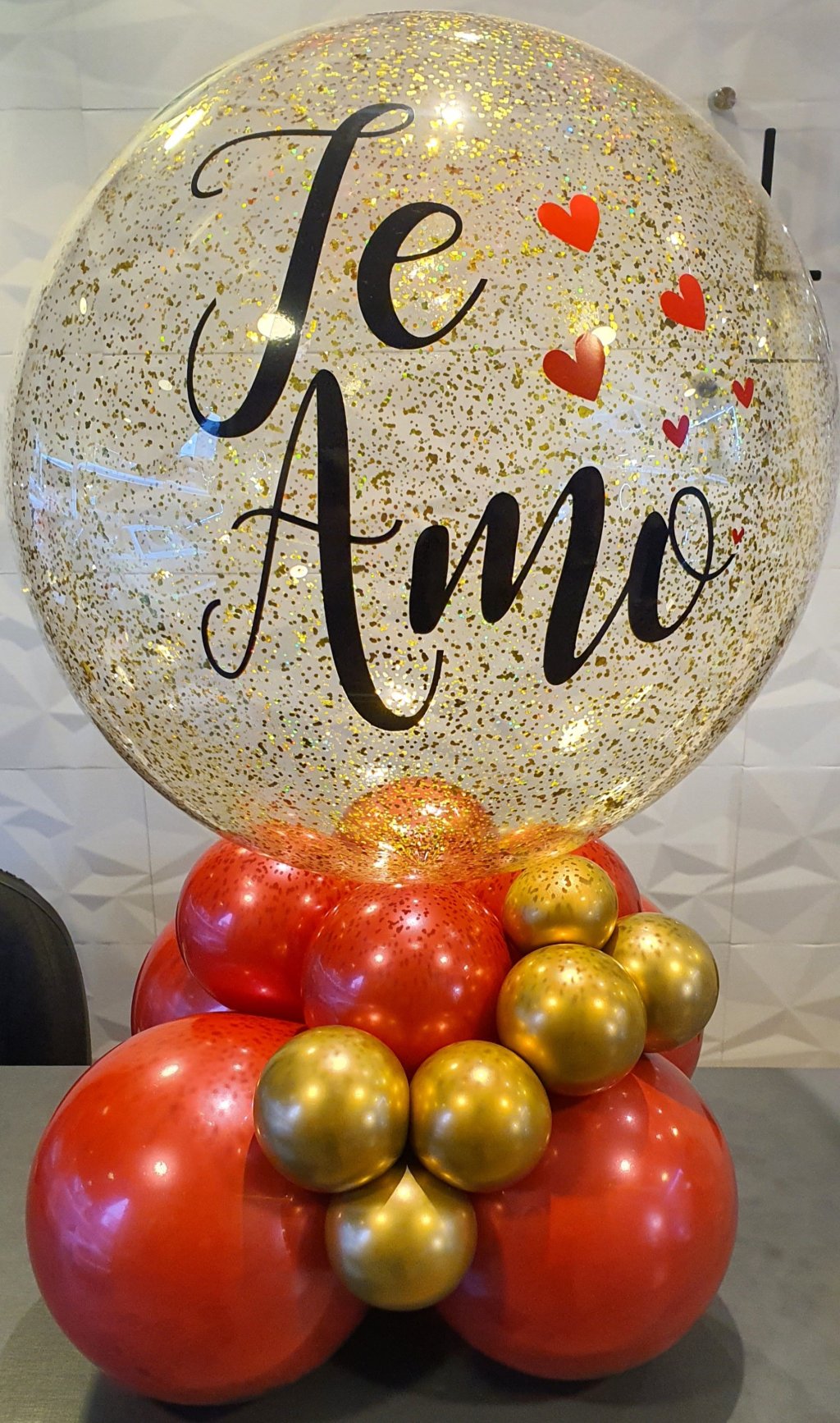 Base de Balões com Deco Bubble Shang personalizado 