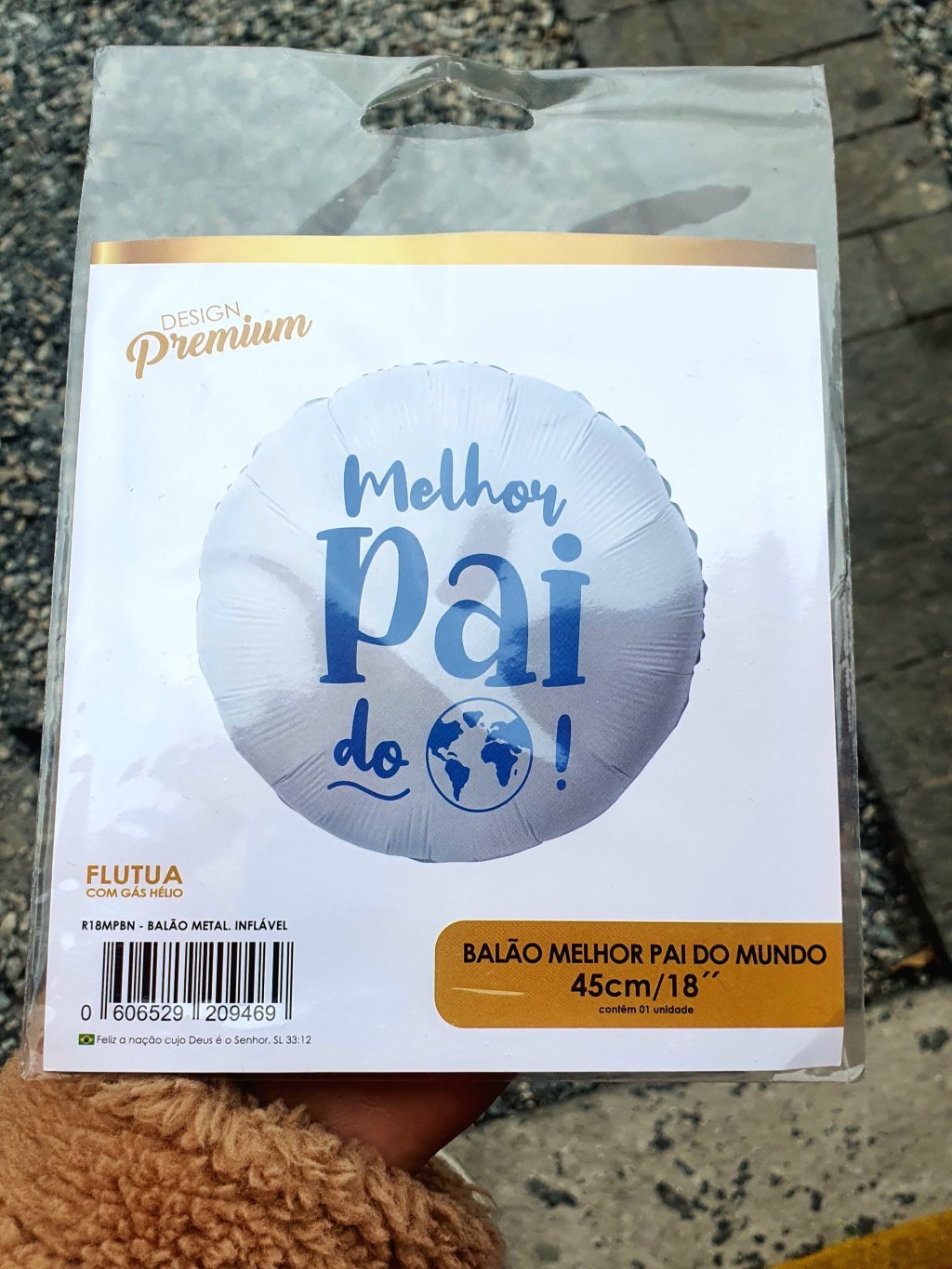 Balão melhor Pai do mundo 
