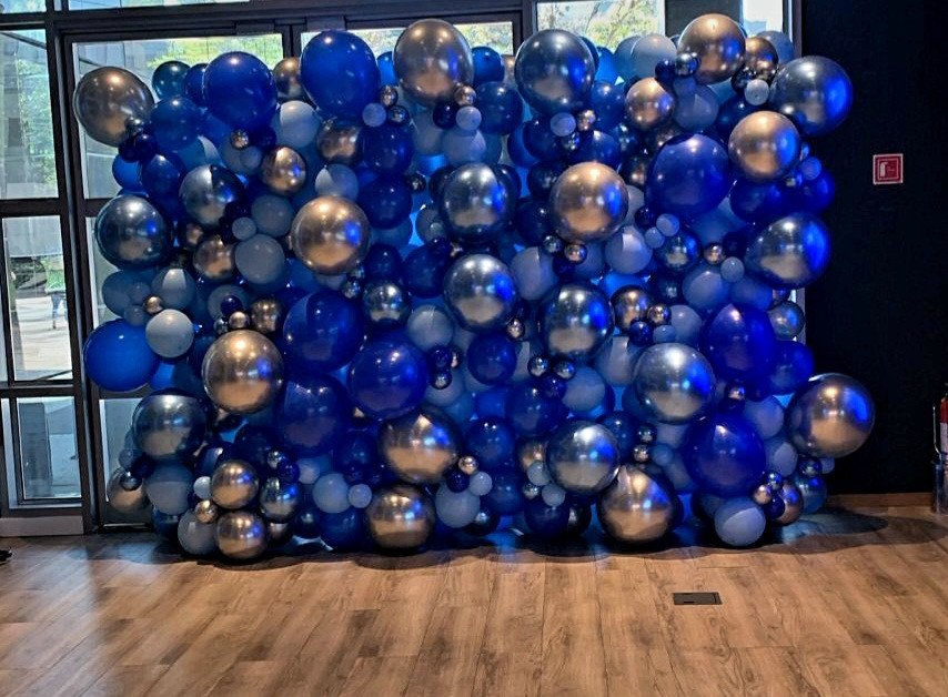Painel de balões instagramável