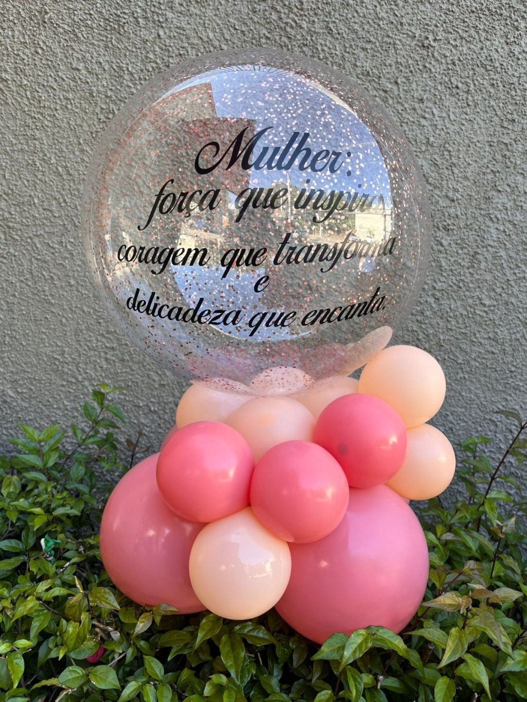 Balão Deco Bubble Jr. Dia da Mulher