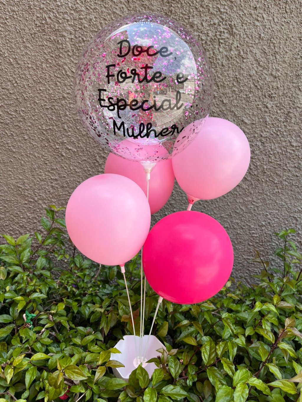 Cachepot com Mini Bubble Dia da Mulher