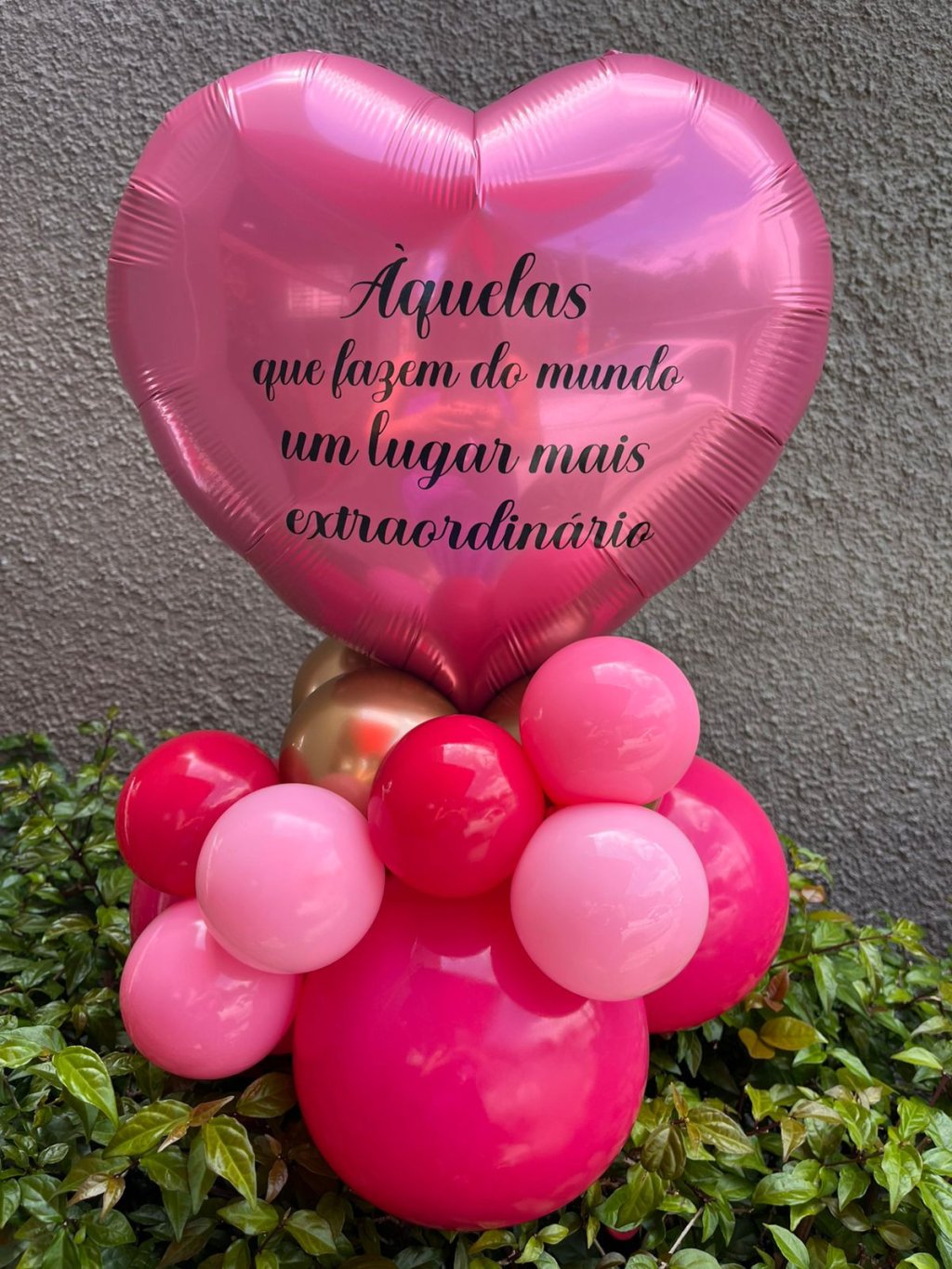 Balão de mesa Dia da Mulher