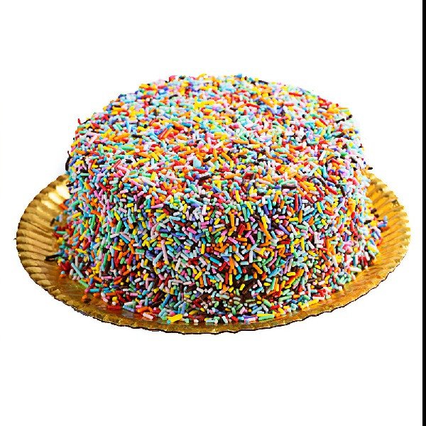 Bolo Brigadeiro Granulado colorido