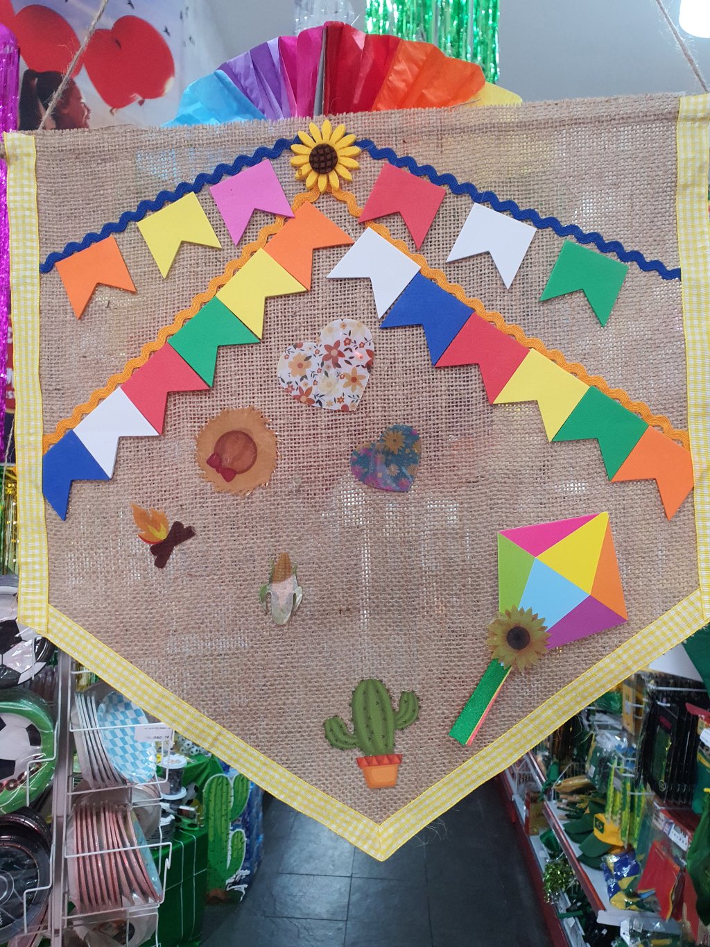 Flâmula decorativa festa junina 