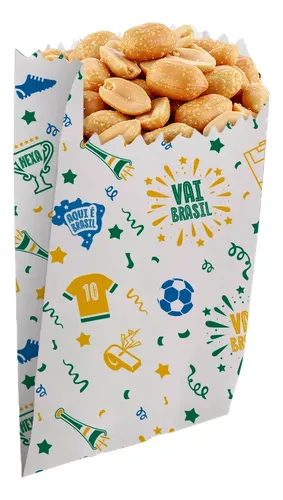 Saco de papel decorado 