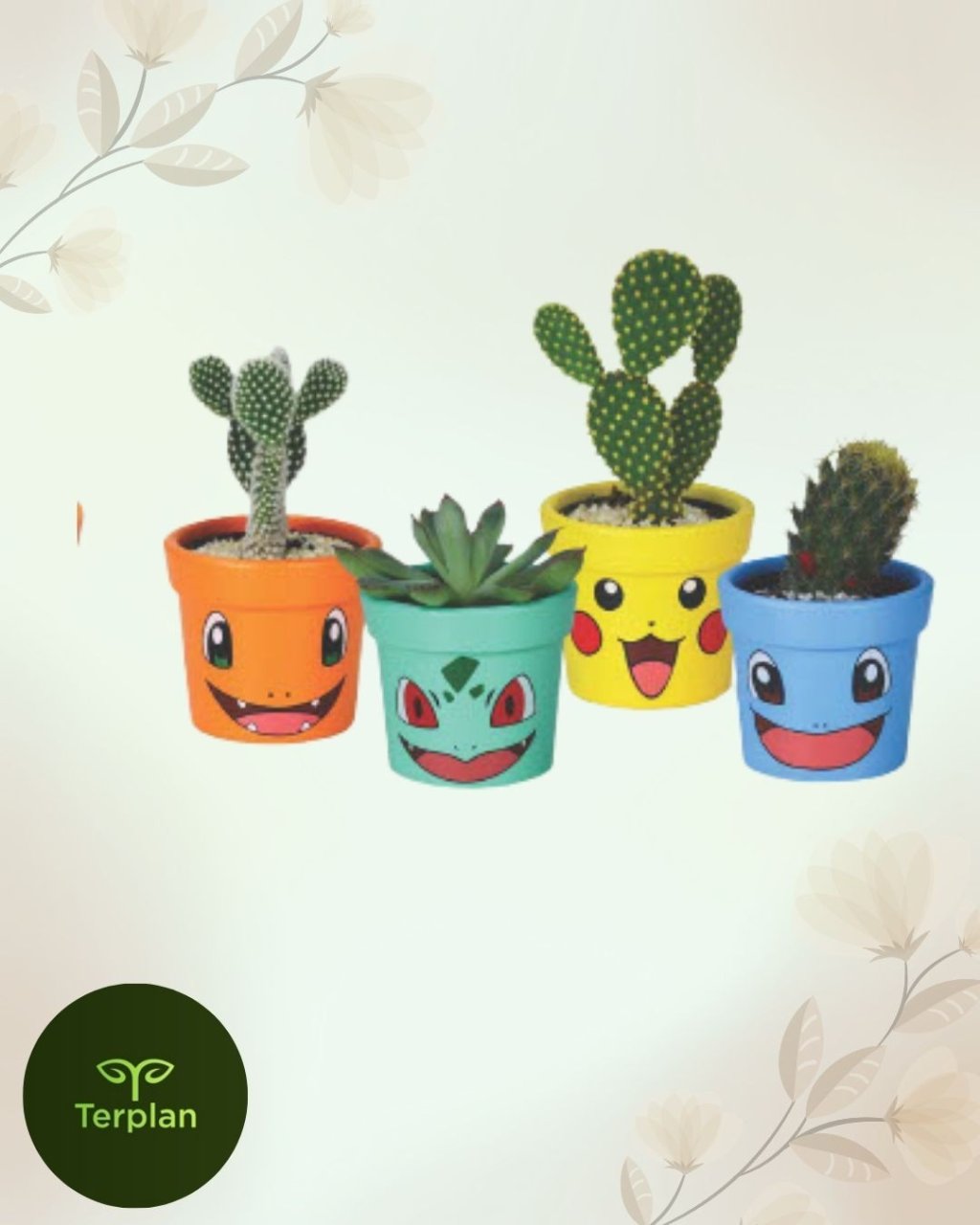  VASO CACHEPOT PT6 POKEMONS
