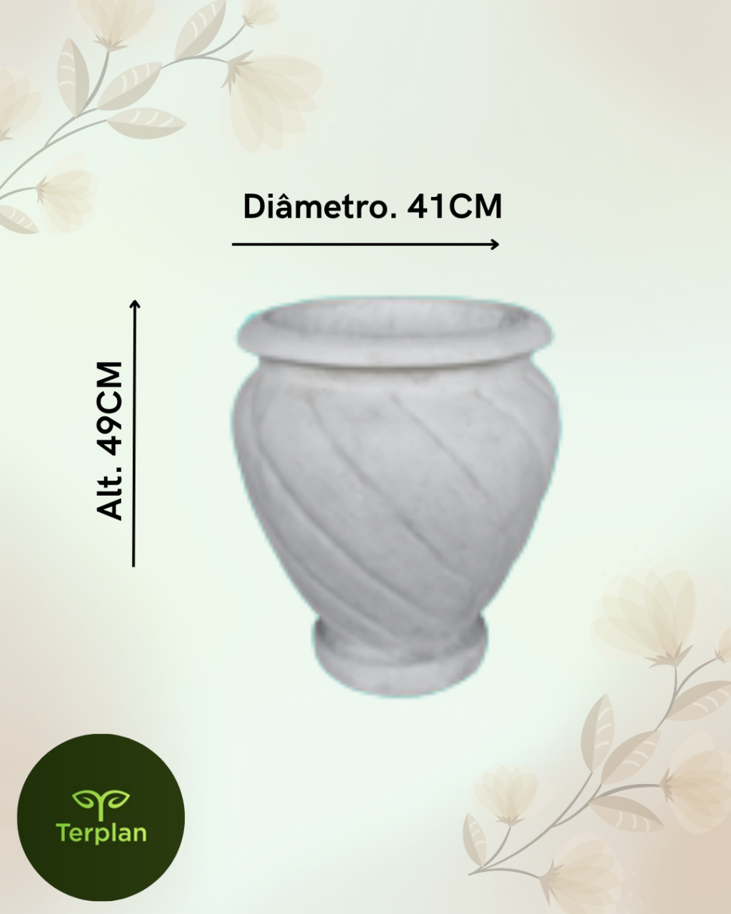 VASO TTORCIDO SEM PÉ 