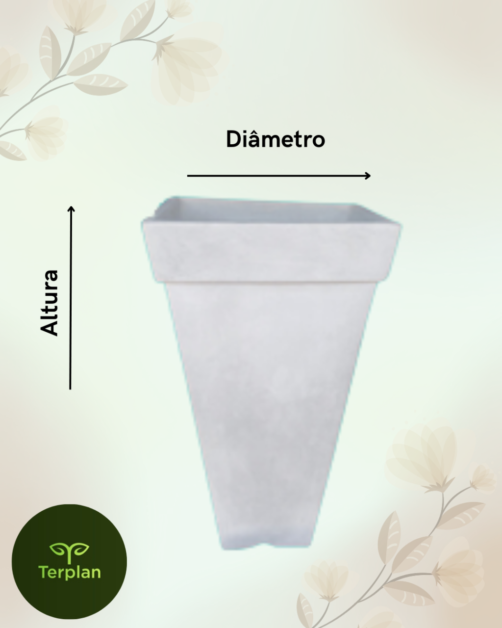 CAIXA CONE SEM PÉ